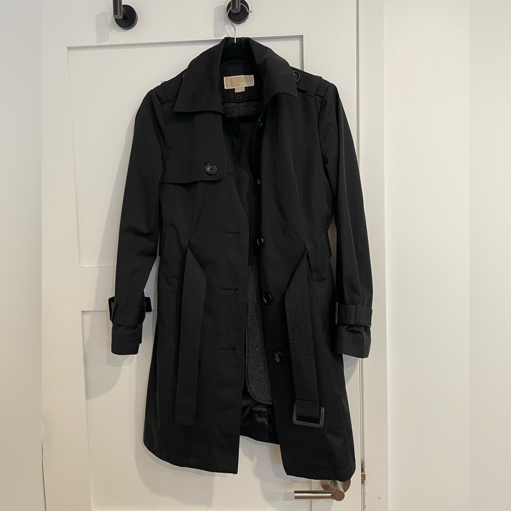 Michael Michael Kors Black Trench